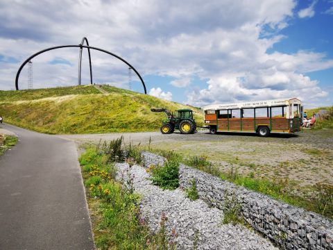 Haldenführung im Planwagen
